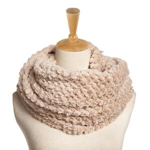 NEW Tan Minky Infinity Scarf